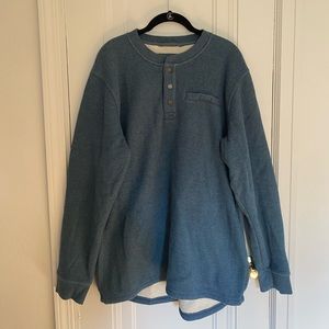 Heavy Weight Lined L.L. Bean Henley
